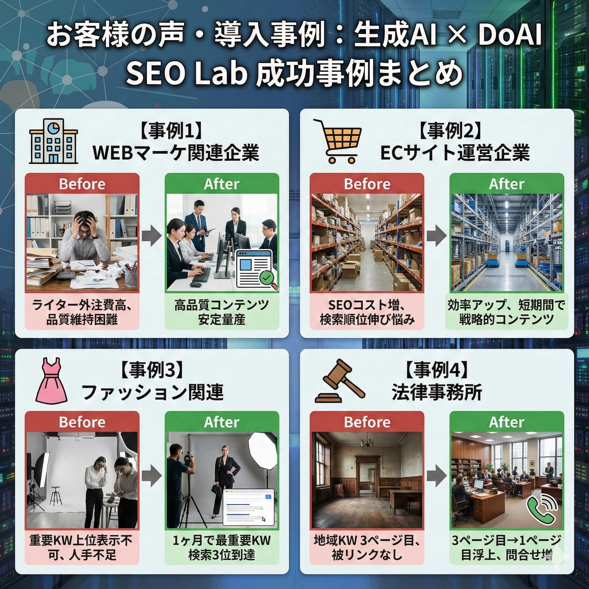 お客様の声・導入事例